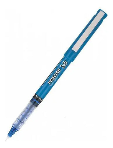 12 Plumas Pilot Bolígrafo Precise V5 Tinta Liquida Extrafino Color De La Tinta Azul