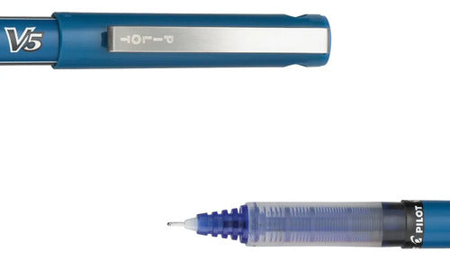 12 Plumas Pilot Bolígrafo Precise V5 Tinta Liquida Extrafino Color De La Tinta Azul