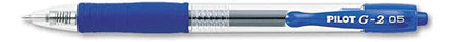 Boligrafo Gel Retractil Pilot G2 Premium 05 Azul 12 Piezas Azul