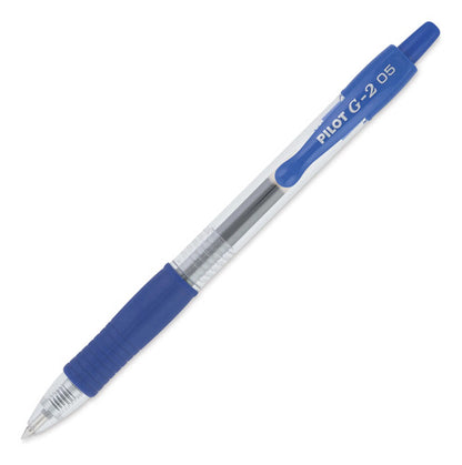 Boligrafo Gel Retractil Pilot G2 Premium 05 Azul 12 Piezas Azul