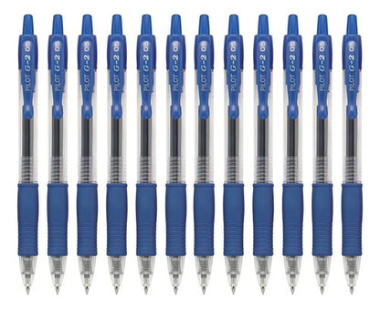 Boligrafo Gel Retractil Pilot G2 Premium 05 Azul 12 Piezas Azul