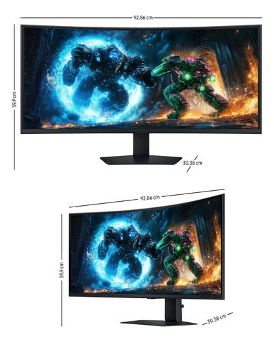 Monitor Gamer 40'' Samsung Odyssey G7 Curvo Wuhd Va 180hz Negro
