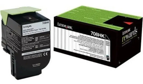 Toner Lexmark 70c8hk0 708hk Cs310 Cs410 Cs510 4k Negro Negro