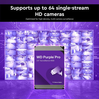 Disco Duro Videovigilancia Wd Purple 12tb 3.5 Sata Ill Negro Negro