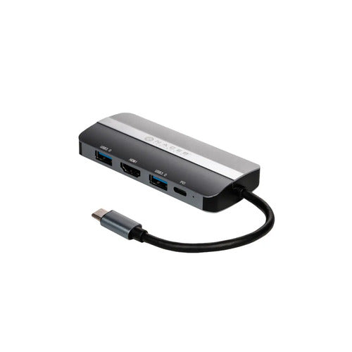 Hub Naceb Conecta Hasta 8 Dispositivos Na-0129 Conect Usb-c Gris