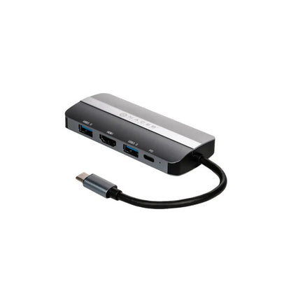 Hub Naceb Conecta Hasta 8 Dispositivos Na-0129 Conect Usb-c Gris