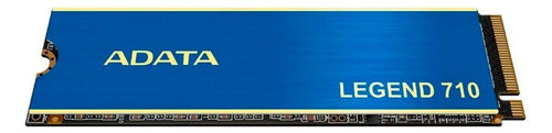 Hd Solido Adata 256gb Legend 710 M.2 Nvme Pcie 2280 Color Azul