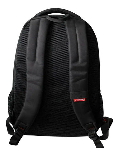 Mochila Para Laptop De 17 Pulgadas Tig-115bk Color Negro Negro Liso