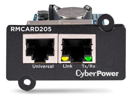 Tarjeta De Monitoreo Cyberpower Negro Rj45 Rmcard205 /v