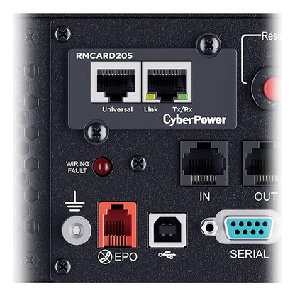 Tarjeta De Monitoreo Cyberpower Negro Rj45 Rmcard205 /v