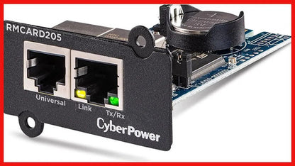 Tarjeta De Monitoreo Cyberpower Negro Rj45 Rmcard205 /v