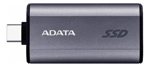 Disco Duro Externo Adata Sc750 2.5 , 500gb, Usb-c 3.1, Gris Negro