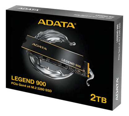 Ssd Adata Legend 900 Pro Nvme, 2tb, M.2, 6500 Mb/s Escritura Negro