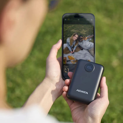Cargador Portátil Adata Power Bank C10022, 10.000mah, Negro Negro