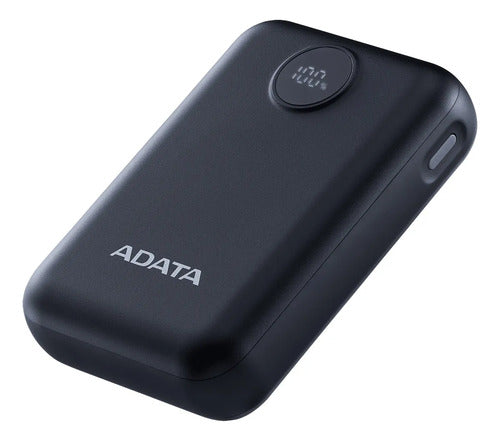 Cargador Portátil Adata Power Bank C10022, 10.000mah, Negro Negro