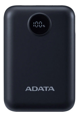 Cargador Portátil Adata Power Bank C10022, 10.000mah, Negro Negro