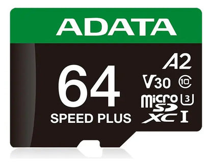 Memoria Flash Adata Speed Plus 64gb Microsdxc Uhs-i Clase 10