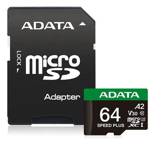 Memoria Flash Adata Speed Plus 64gb Microsdxc Uhs-i Clase 10