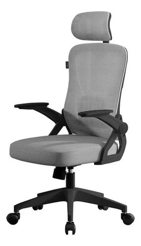 Acteck Silla Flux Core Ec303hr, Respaldo Malla, Gris Gris Malla