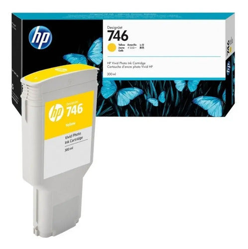 Cartucho Hp 746 Amarillo 300 Ml P2v79a