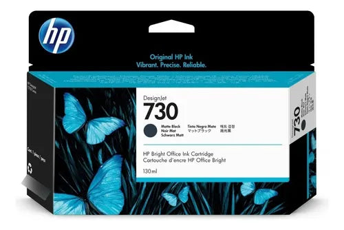 Cartucho Tinta Hp 730 P2v65a Negro Mate 130ml C48002d