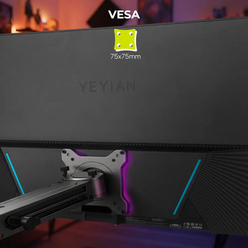 Monitor Gamer Yeyian Elysium24 Ips 24 , Fhd, Freesync, 240hz Negro