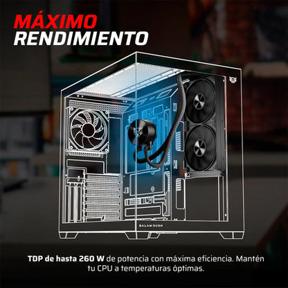 Balam Rush Cryo Allback Enfriamiento Líquido Cpu 2x 120mm Negro