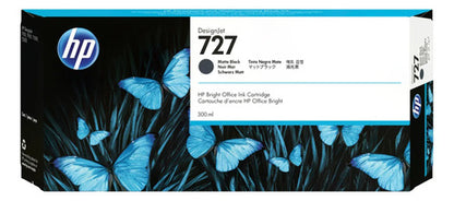 Cartucho Hp 727 Designjet, Negro Mate, 1 Pieza, 1q12a