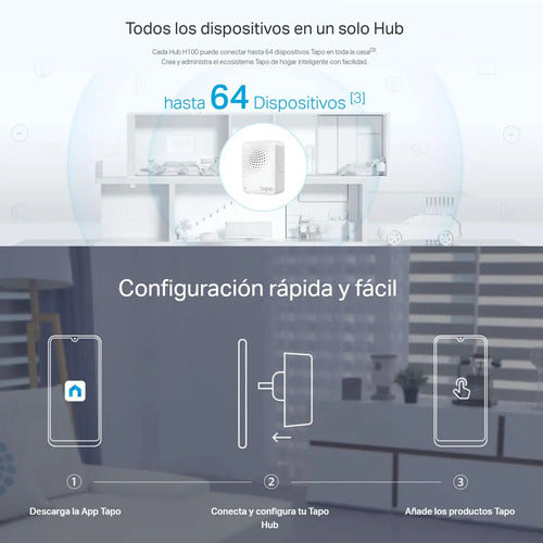 Hub Inteligente Tp-link Tapo H100 Con Timbre Incorporado