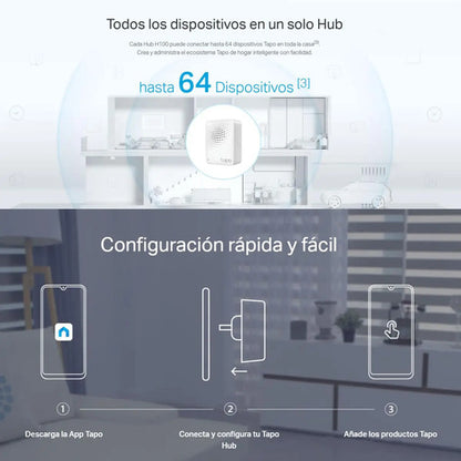 Hub Inteligente Tp-link Tapo H100 Con Timbre Incorporado