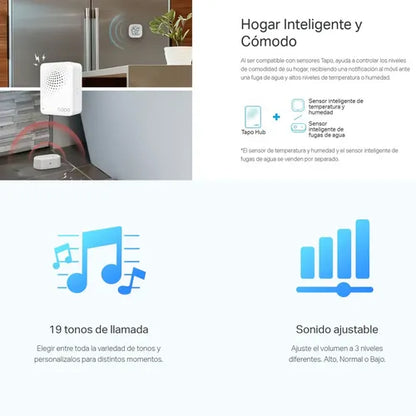 Hub Inteligente Tp-link Tapo H100 Con Timbre Incorporado