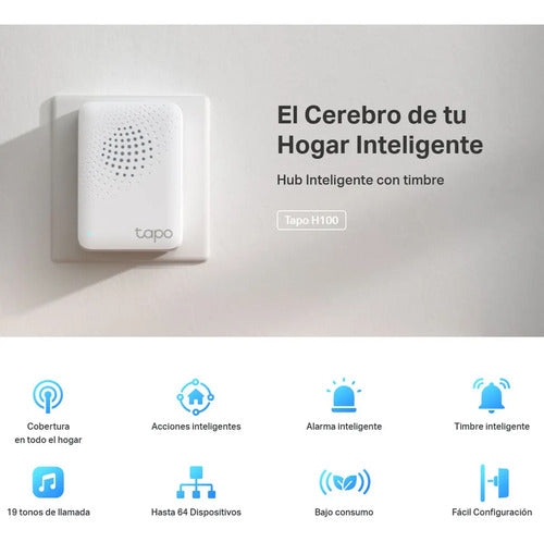 Hub Inteligente Tp-link Tapo H100 Con Timbre Incorporado