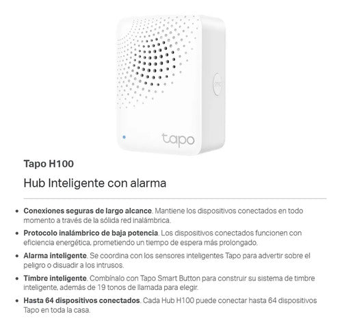 Hub Inteligente Tp-link Tapo H100 Con Timbre Incorporado