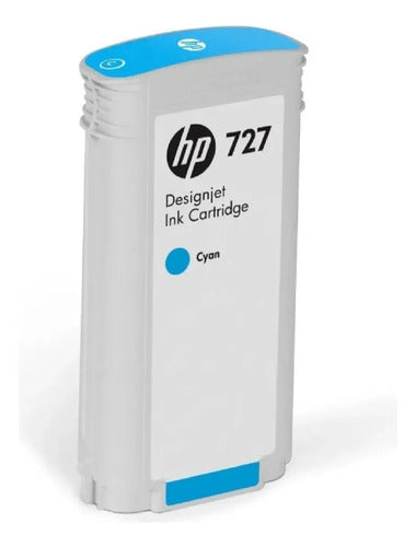 Cartucho De Tinta Cian Hp 727 B3p19a 130 Ml