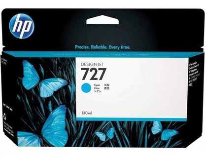 Cartucho De Tinta Cian Hp 727 B3p19a 130 Ml