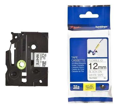 Cinta Brother Tzefx231, Tz, 12mm X 8m