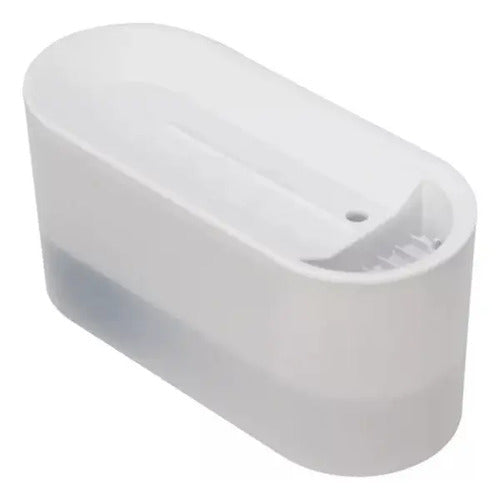 Bebedero Zoomy 1.5l 3 Filtros Plástico Abs Perros Y Gatos Blanco