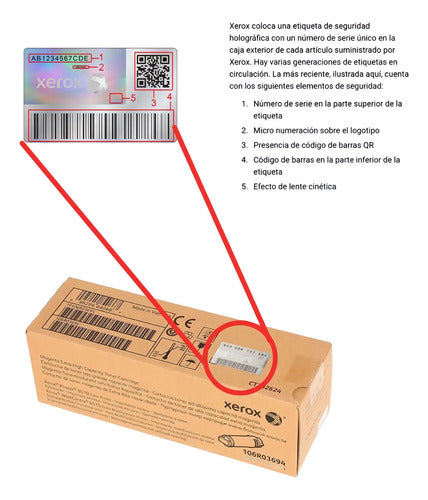 Tóner Xerox 106r03694 Super Alto Rendimiento Magenta, 4.300p Magenta