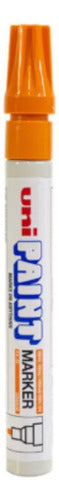 Marcador Azor Px-20 Uniball Paint Color Naranja C/12 Pzas