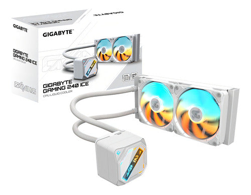 Gigabyte Gaming 240 Ice Enfriamiento Líquido Cpu Blanco