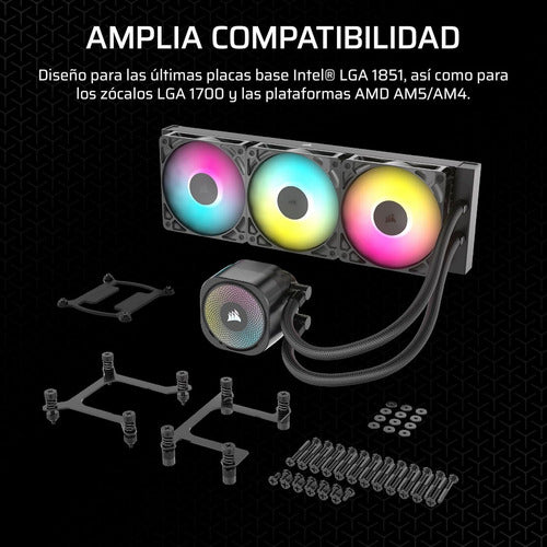 Corsair Nautilus 360 Rs Enfriamiento Líquido Cpu 3x120 1700r