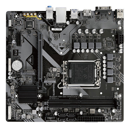 Tarjeta Madre Gigabyte B760m H, Micro-atx, Lga 1700, Ddr5 Negro