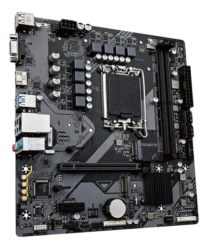 Tarjeta Madre Gigabyte B760m H, Micro-atx, Lga 1700, Ddr5 Negro