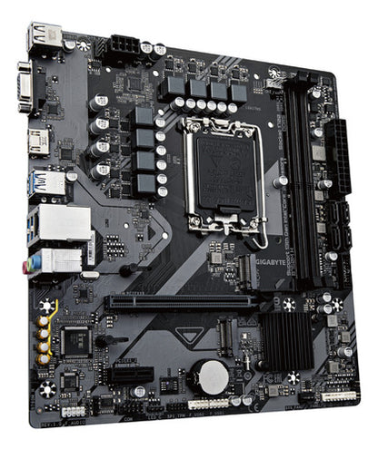 Tarjeta Madre Gigabyte B760m H, Micro-atx, Lga 1700, Ddr5 Negro