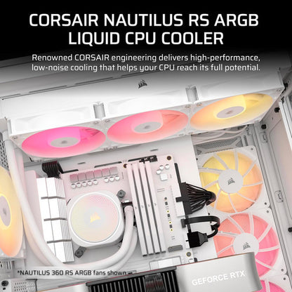 Corsair Nautilus 240 Rs Argb Enfriamiento Líquido Cpu Blanco