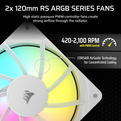 Corsair Nautilus 240 Rs Argb Enfriamiento Líquido Cpu Blanco