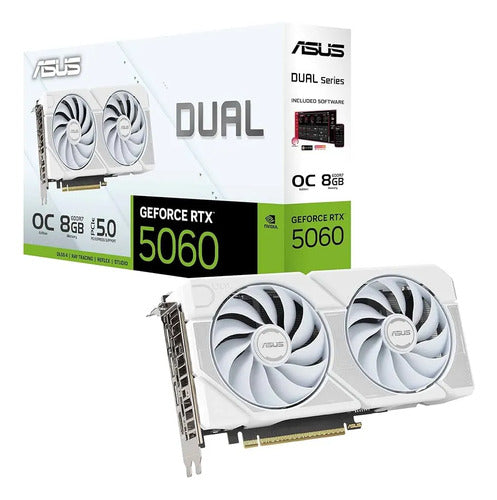 Tarjeta Video Asus Nvidia Geforce Rtx 5060 Dual-o8g-blanco