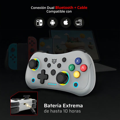 Gamepad Balam Rush Kontrol Pocket G555 Conexion Dual Bluetooth 5.0 / Usb-c Switch Android Ios Pc Rojo Br-942584