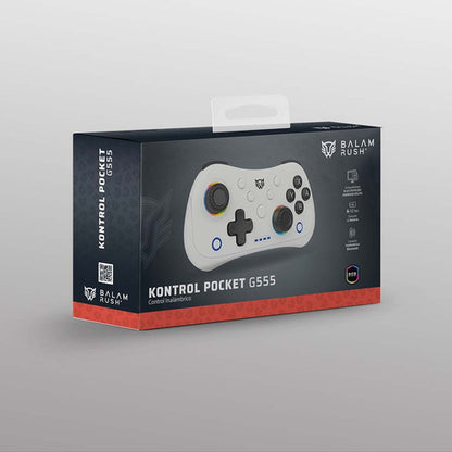Control Inalambrico Kontrol Pocket G555 Rgb Recargable Blanc