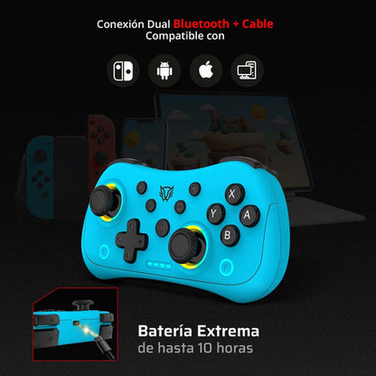 Control Inalambrico Kontrol Pocket G555 Rgb Recargable Blanc